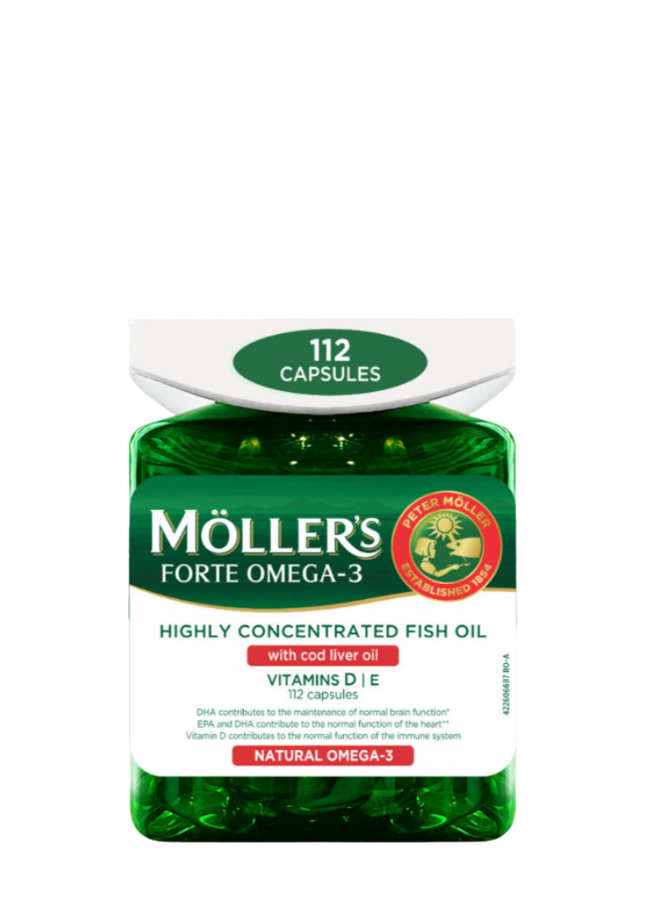 Möller's Forte omega-3 kapszula, 112 db
